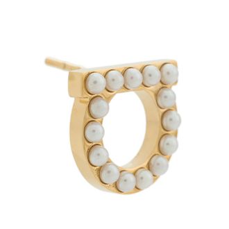 Ferragamo Creor Stud Earrings - Gold