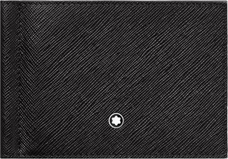 Montblanc Saffiano-Leder-Brieftasche mit Geldscheinklammer Sartorial 6cc