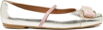 Ferragamo Ballerine con fibbia Vara - Oro