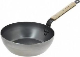 De Buyer Mineral B Bois Sart&eacute;n 24 Cm Acero Inoxidable Madera De Haya