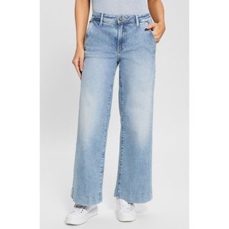 Guess Zoya Crop Wide Leg Jeans in Belt-Open at Nordstrom, Size 25 29