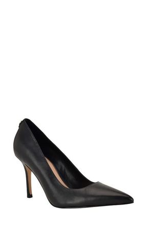 Guess Prindy Croc Embossed Pump in Black at Nordstrom, Size 7.5