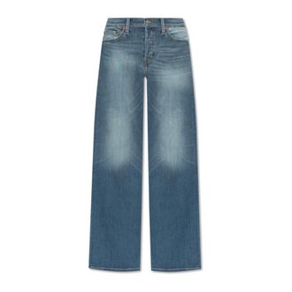 Re/Done Dames, Jeans, Blauw, Maat: W28 Katoen