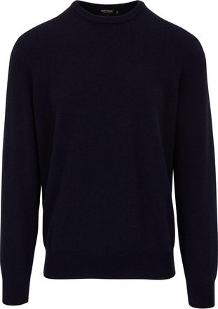 Ermenegildo Zegna crew neck cashmere jumper - men - Cashmere - L - Blue