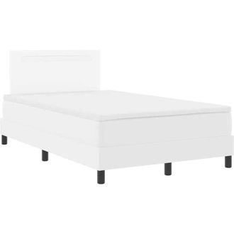 vidaXL Vidaxl - Estructura De Cama Con Colch&oacute;n Con Colch&oacute;n Blanco 120 X 200 Cm