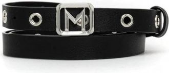Marella Accessoires > Riemen - Dames - Riemen - Zwart - L - Leer - Accessoires