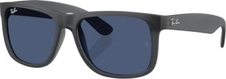 Ray-Ban Justin Zonnebril - unisex - Zonnebrillen - Grijs - 55 MM - Nylon - Accessoires