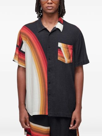 Osklen Waves MC print shirt - Black