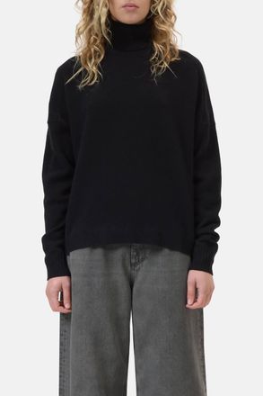 Closed Rolli Turtleneck Merino Wool Sweater In Black