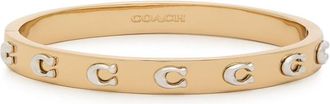 Coach Pegged Two-tone Bangle - Gold - One Size