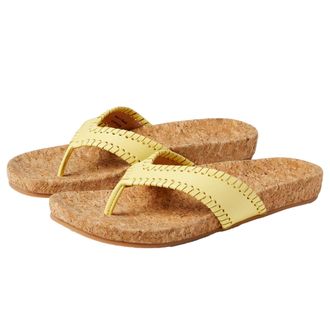 Jack Rogers Thelma Comfort Flip-FIop Butter / Butter 111221SA13-704 Womens
