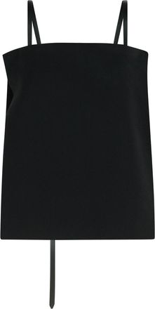Sportmax Black Viscose Skirt