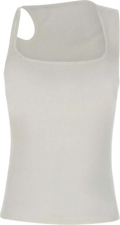 Ottolinger Asymmetrische tanktop - Wit