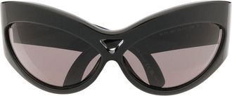 Saint Laurent Eyewear SL73 cat eye-frame sunglasses - unisex - Acetate - 67 - Black