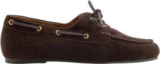 Maison Toufet Mocassin Chlo&eacute; - Dames - Bootschoenen - Bruin - 37 EU - Leer - Schoenen