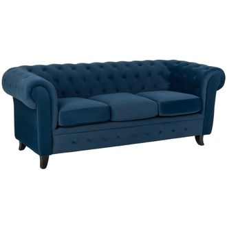 Wanderlust Deco Sof&aacute; azul marino 199x82x76h cm