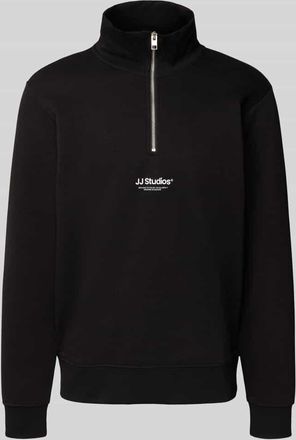 Jack & Jones Jack & Jones Troyer mit Troyer-Kragen Modell SOHO in BLACK, Größe XXL