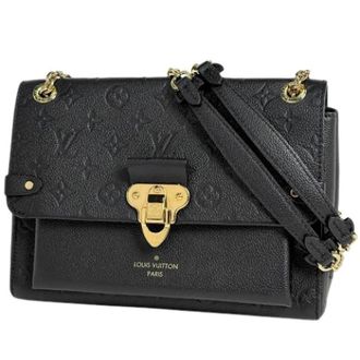 Louis Vuitton Pre-owned Monogram Empreinte Shoulder Bag - Dames - Pre-owned - Zwart - Maat: ONE Size Leer