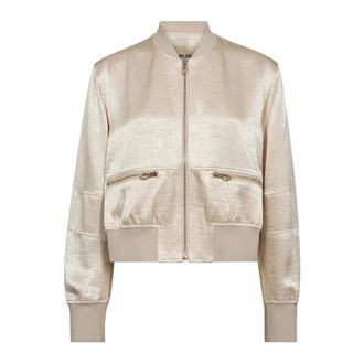 Mos Mosh MOS Mosh, Dames, Jassen, Beige, Maat: S Viscose