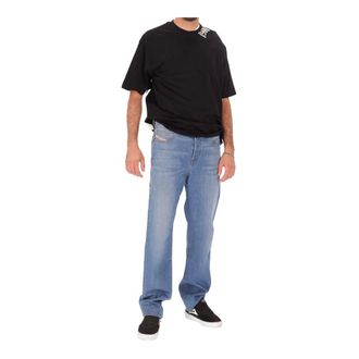 Diesel Rechte jeans - Heren - Jeans - Blauw - Maat: W28 Katoen