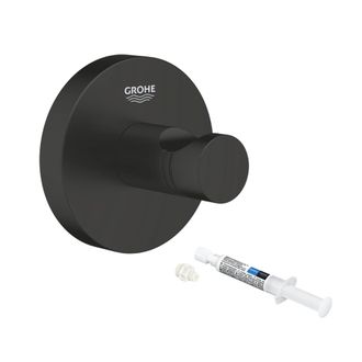 GROHE Las Ventajas Del Gancho De Pared Grohe Start Negro Mate: Est&eacute;tico Y Moderno R&aacute;pido Para Instalar Posibilidad No Hacer Un Agujero En La Pared Caracter&iacute;