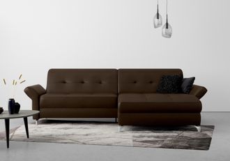 Inosign Ecksofa »Maredo L-Form« Federkern, wahlweise auch mit Kopfteil- und Armlehnverstellung