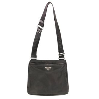 Prada Pre-owned Vintage Schoudertas - unisex - Pre-owned - Zwart - Maat: ONE Size Nylon