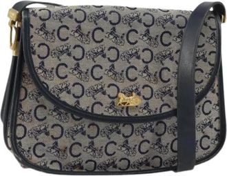 Celine Pre-owned Vintage Cross Body Bag - Dames - Vintage Schoudertas - Blauw - ONE Size - Vintage