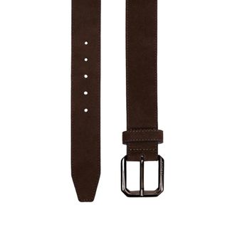 PESERICO Accessoires, Heren, Bruin, 90 CM, Su&egrave;de, Su&egrave;de Riem met Logo Gesp