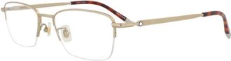 Montblanc MB0133O 003 Gold 54mm