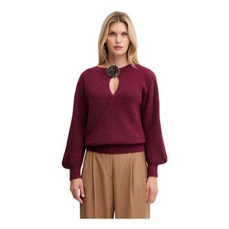 Simona Corsellini Mujer, Jerseys, Rojo, Talla: S