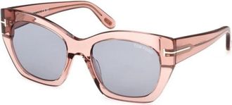 Tom Ford Joni-02 Zonnebril - Dames - Zonnebrillen - Roze - 54 MM - Accessoires