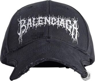Balenciaga Diy Metal Outline Cap Black 771963410B21702