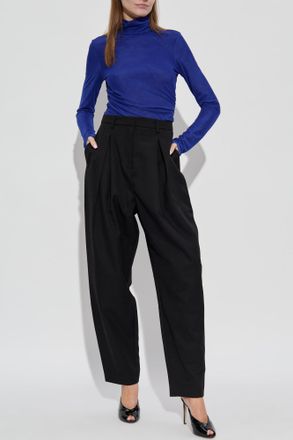 Rotate Turtleneck Top, Womens, Blue