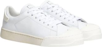 Marni Mens Dada Bumper Low-Top Sneakers In Lily White