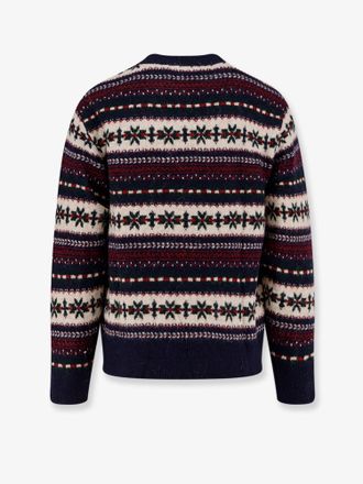 Dunst Unisex Sweater Fairisle Blue Shell 1: Nylon