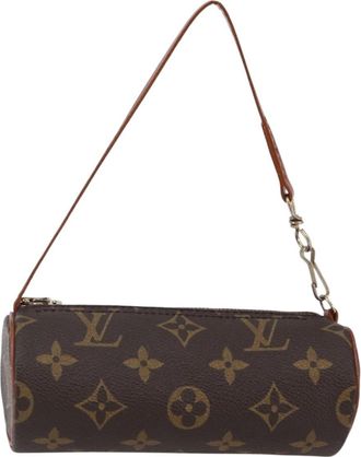Louis Vuitton Papillon Pochette Monogram Canvas Brown Canvas Bag (Pre-Owned)
