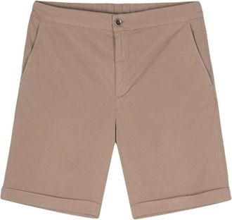 PESERICO Beige Cotton Bermuda Shorts