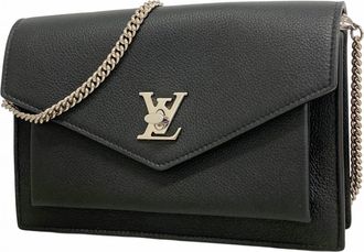 Louis Vuitton Noir Chain/Shoulder Wallet (Pre-Owned)