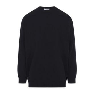 Jil Sander Maglione a Pannelli - - Knitwear - Uomo - Blu - L