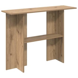 vidaXL Mesa Consola Roble Artesanal 100 X 30 X 75 Cm Vidaxl