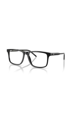 Emporio Armani 55mm Square optical glasses in Black at Nordstrom