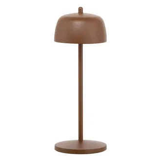 Zafferano Zafferano - Lampada A Led Da Tavolo Circe Corten Ricaricabile E Dimmerabile