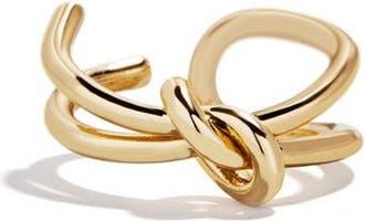 BaubleBar Ties Knotted Ring in Gold at Nordstrom, Size 7