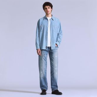 Levi's Blue Tab Anchor Relaxed Jeans - Mens - 28X32 - Blue