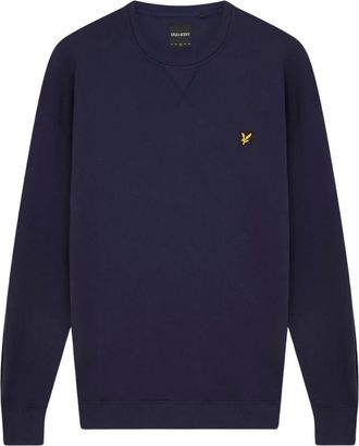 Lyle & Scott Klassiek Crew Sweatshirt - Heren - Sweatshirts - Blauw - S - Katoen - Hoodies & sweatvesten