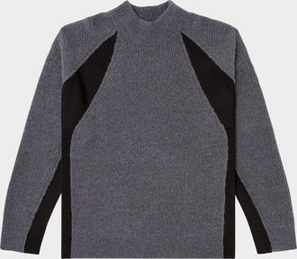 Diesel Men & apos;s K-Lollo-TN Ribbed Mock Neck Sweater