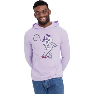 Disney Inside Out Long Sleeve Hooded T-Shirt in Fear Purple at Nordstrom, Size Xx-Large