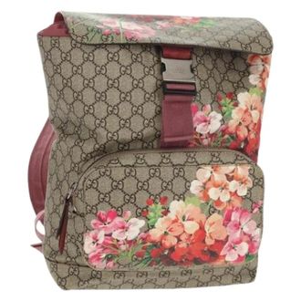 Gucci Pre-owned Backpacks, female, Beige, Size: ONE SIZE Pre-owned Plastic Backpack