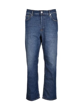 Nine In The Morning Blue Asthor Relax Slim Cotton Elastane Jeans